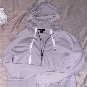 cropped lilac forever 21 jacket